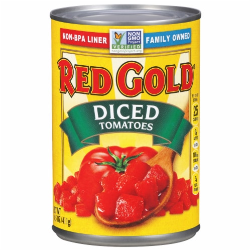 Red Gold® Diced Tomatoes Perspective: front