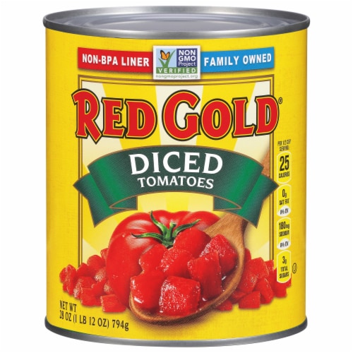 Red Gold® Diced Tomatoes Perspective: front