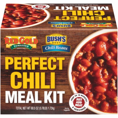 Red Gold Perfect Chili Meal Kit with Bush's Best Chili Beans, 60.5 oz ...