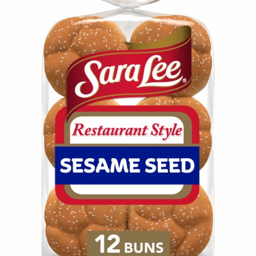 Sara Lee Sesame Hamburger Buns Perspective: front