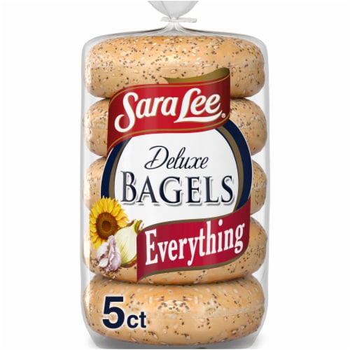 Sara Lee Pre-Sliced Everything Bagel Perspective: front
