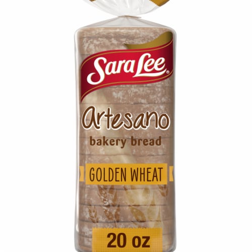 Sara Lee Artesano Golden Wheat Bakery Bread Perspective: front