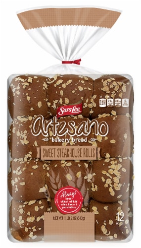 Sara Lee® Artesano™ Sweet Steakhouse Rolls Perspective: front