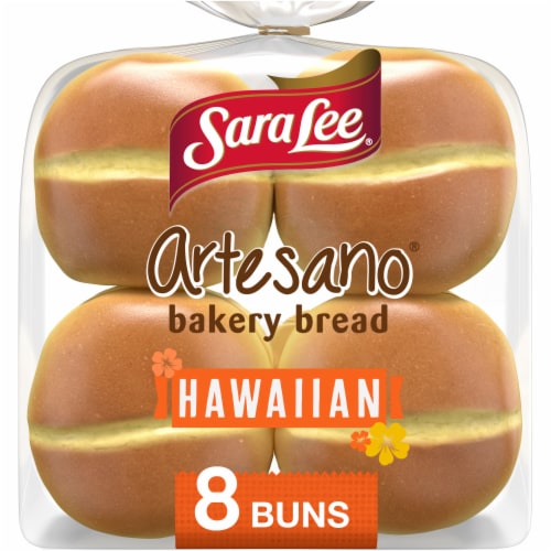 Sara Lee Artesano Hawaiian Hamburger Buns Perspective: front