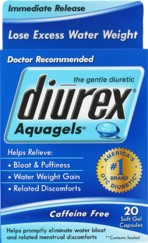Diurex Aquagel Water Capsules Perspective: front
