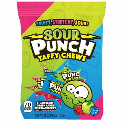 Sour Punch® Taffy Chews Big Bag Perspective: front