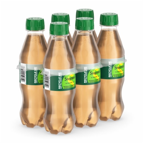 Seagram'S® Ginger Ale Caffeine Free Soda Bottles Perspective: front