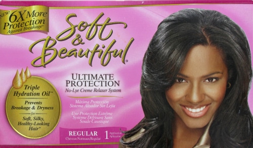 Soft & Beautiful Ultimate Protection Regular Relaxer Perspective: front