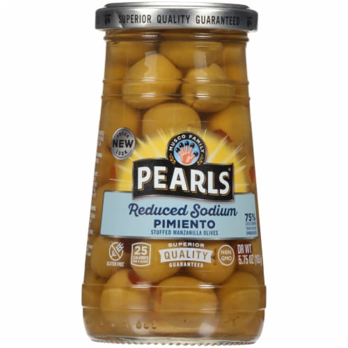 Pearls® Reduced Sodium Pimento Stuffed Green Olives