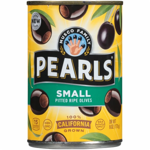 Pearls® Small Pitted California Ripe Olives Perspective: front
