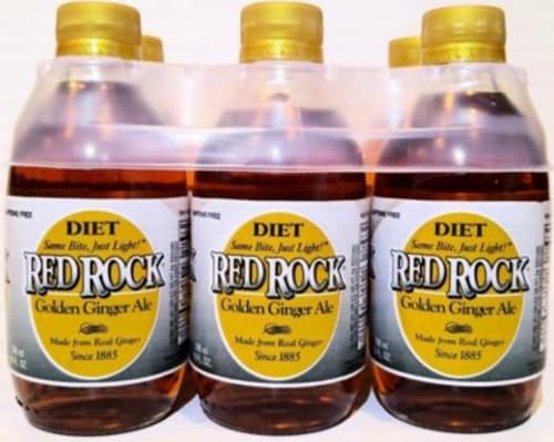 Red Rock Diet Golden Ginger Ale Perspective: front
