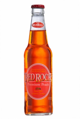 Red Rock® Premium Peach Soda Perspective: front