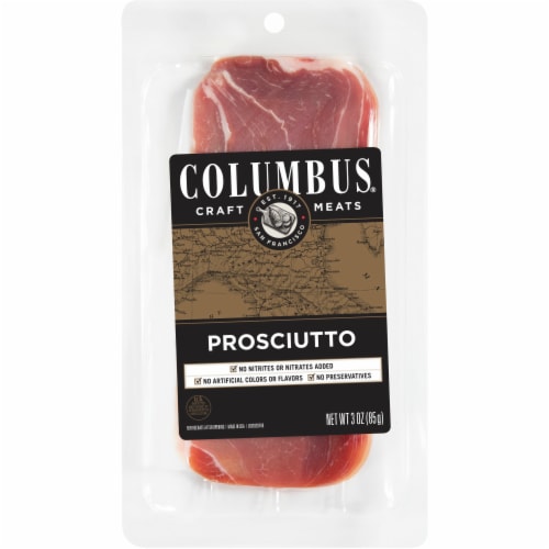 Columbus® Sliced Prosciutto Perspective: front