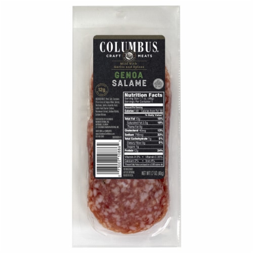 Columbus Genoa Salame Perspective: front