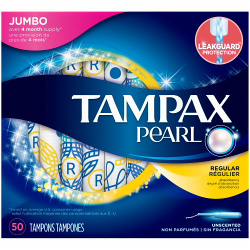 Tampax pearl regular tampons deals