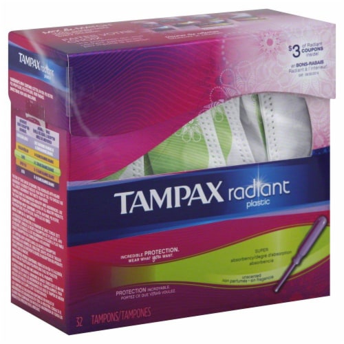 Tampax Sport Tampon Bonus Pack Perspective: front