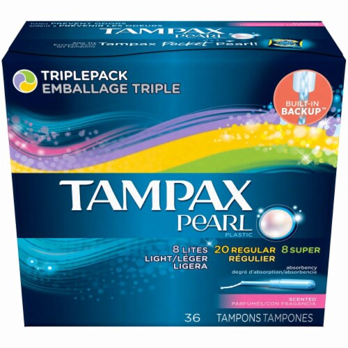 Tampax Pearl Multipack Tampons Perspective: front