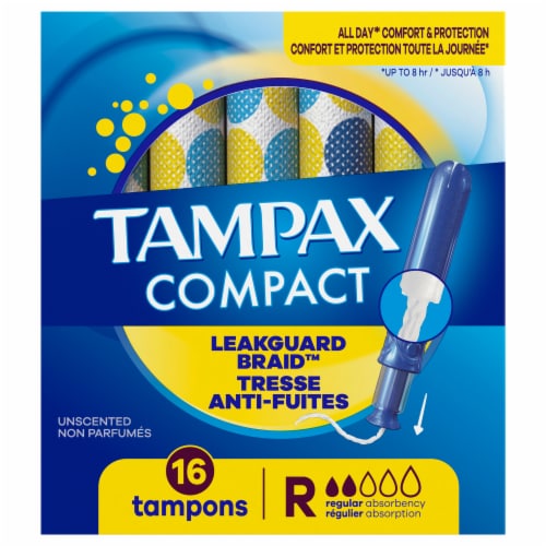 Tampax Pearl Tampons Regular Absorbency with LeakGuard Braid, Unscented, 36  Count : : Health & Personal Care