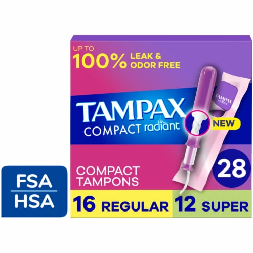 Tampax Regular Absorbency Unscented Tampons, 10 ct - Foods Co.