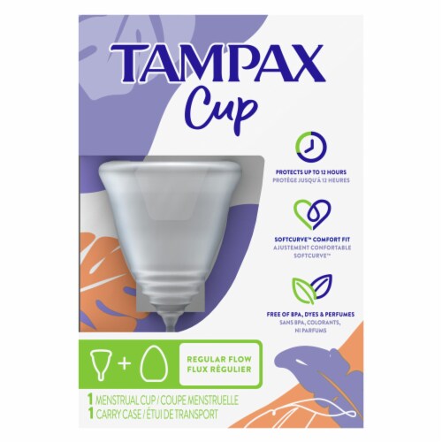 Tampax Regular Flow Menstrual Cup, 1 ct Kroger