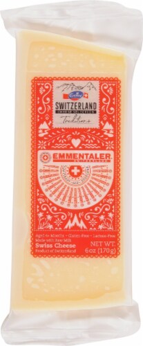 Emmi Emmentaler® Switzerland Classic Swiss Cheese Perspective: front