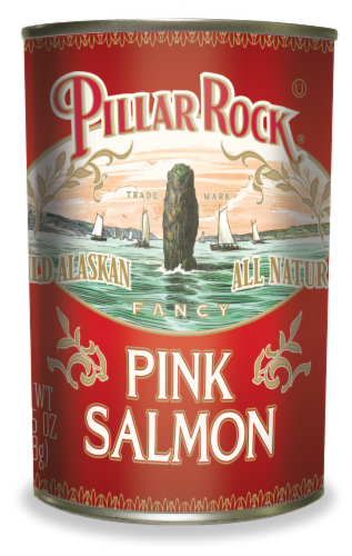 Pillar Rock Fancy Wild Alaskan Pink Salmon Perspective: front