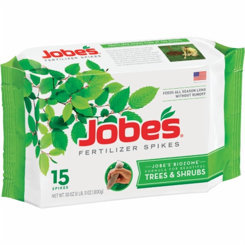 Jobe's® Trees and Shrubs Fertilizer Spikes Perspective: front