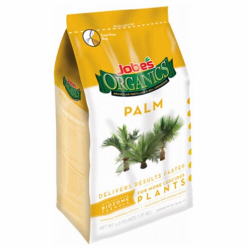 Easy Gardener 09126 4 lbs. Jobes Organic Palm Fertilizer Granular Perspective: front