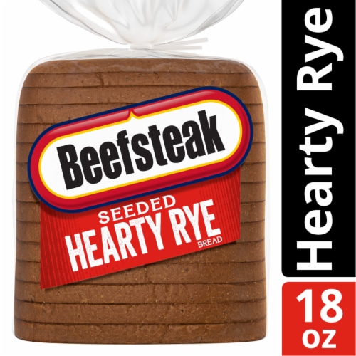 Beefsteak Seeded Hearty Rye Bread Perspective: front