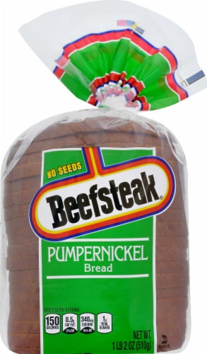 Beefsteak Pumpernickel Rye Bread Perspective: front