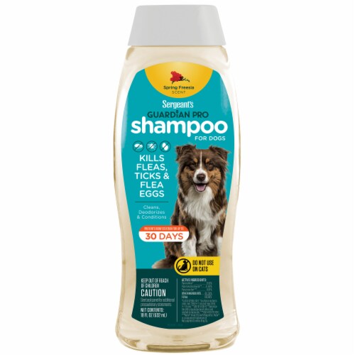Sergeant's Guardian Pro Flea & Tick Shampoo for Dogs Perspective: front