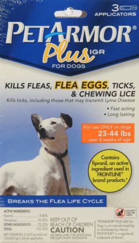 Pet Armor Plus for Dogs 23-44lb Perspective: front
