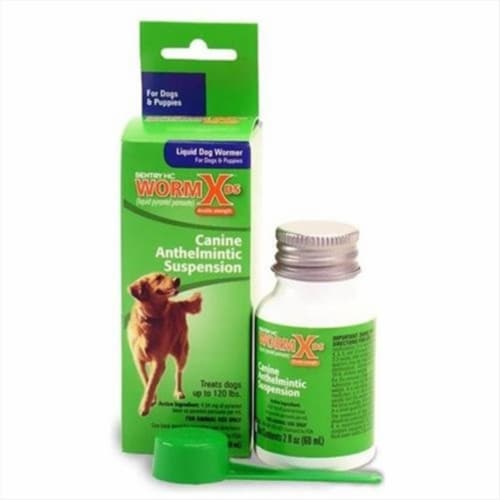 Sergeants Pet Care Products 484225 Sentry Hc Wormx Ds Dog 2 Oz. Liq Perspective: front