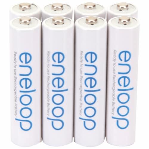 eneloop Rechargeable Batteries (AAA; 8 pk) Perspective: front