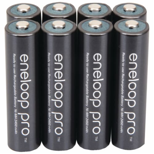 eneloop Rechargeable XX Batteries (AAA; 8 pk) Perspective: front