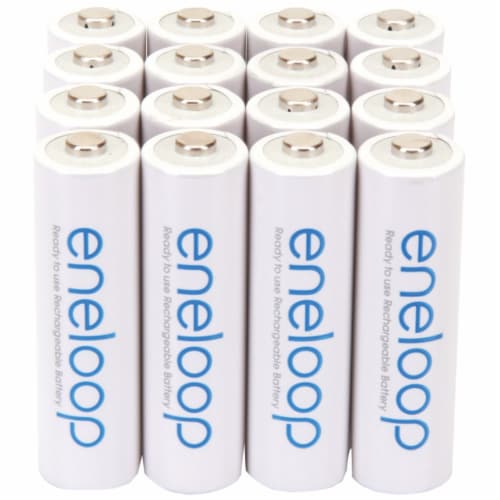 eneloop Rechargeable Batteries (AA; 16 pk) Perspective: front