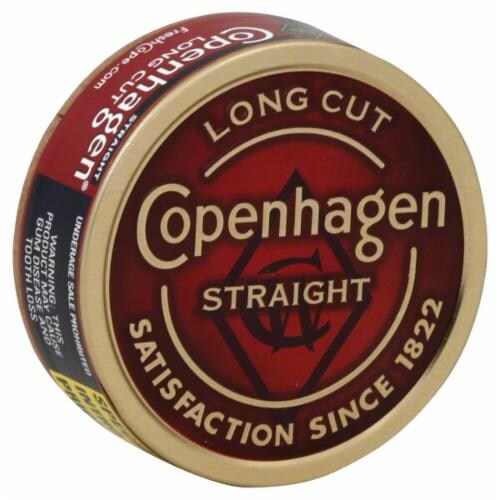 Copenhagen Long Cut Straight Smokeless Tobacco, 1 ct - Fry’s Food Stores