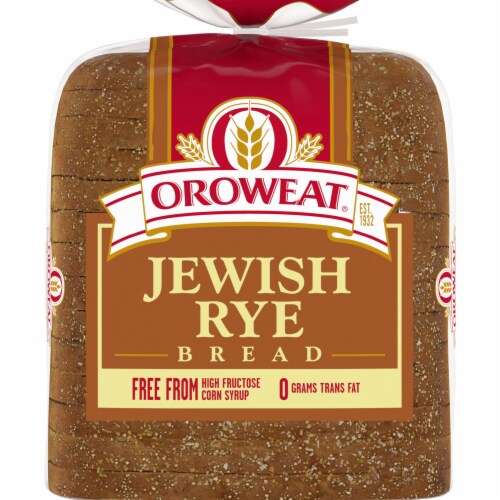 Oroweat Jewish Rye Bread Perspective: front