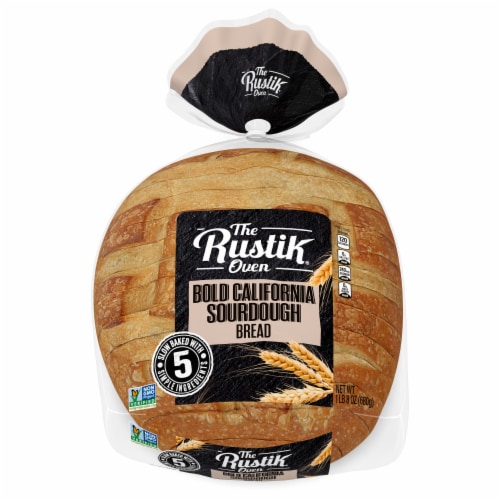 The Rustik Oven Bold California Sourdough Bread Perspective: front