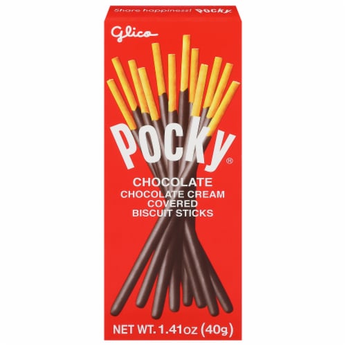 Glico Pocky® Chocolate Cream Sticks Perspective: front