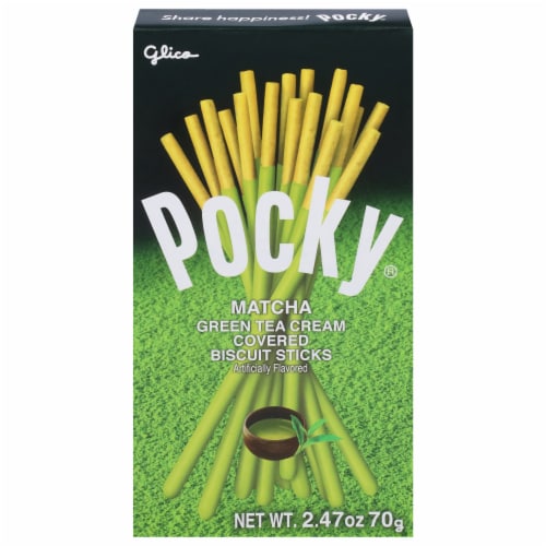 Glico Pocky® Matcha Perspective: front