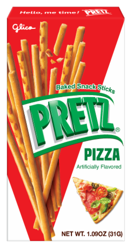 Glico Pretz® Pizza Biscuit Sticks Perspective: front
