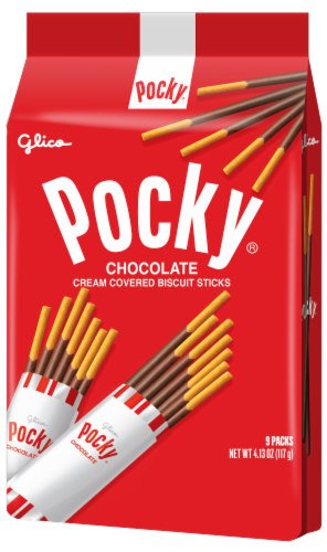 Pocky® Chocolate Cream Covered Biscuit Sticks Perspective: front