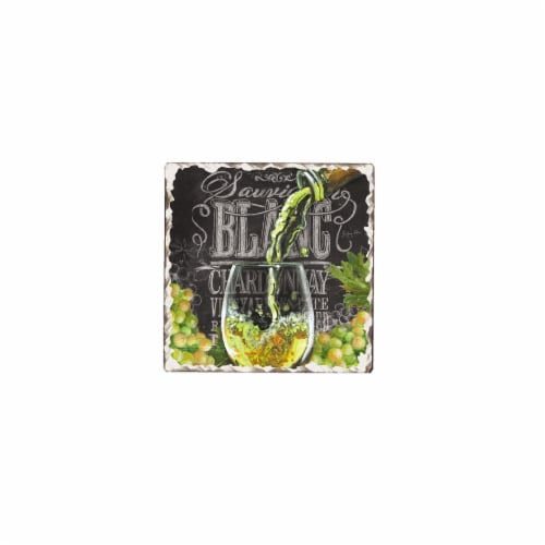 Counter Art CART15517 Chalkboard Wine Trivet Perspective: front