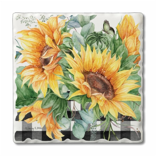 Conimar Sunflower Coasters Perspective: front