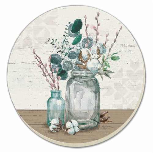 Conimar Cotton Bouquet Coasters Perspective: front