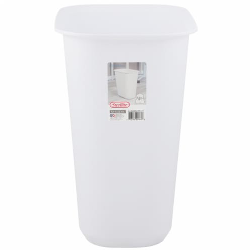 Sterilite 5.5 Gallon Rectangular Wastebasket Perspective: front