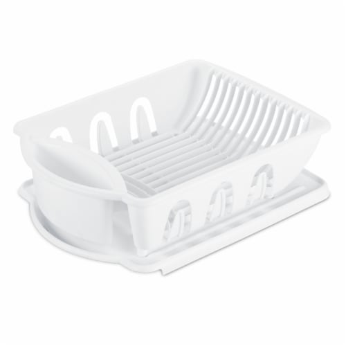 Sterilite Sink Drying Rack Set - White Perspective: front