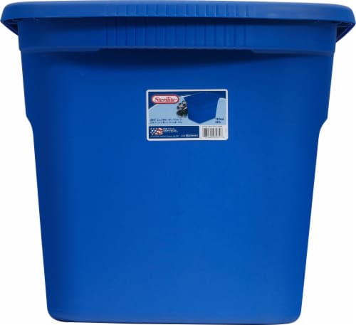 STERILITE 72 Quart Storage Totes, Blue Morpho - Case of 8 - Bed Bath &  Beyond - 28387014