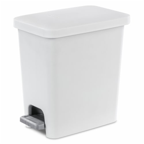 Sterilite Rectangular Step-On Trash Can Perspective: front